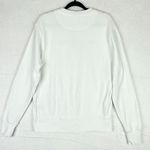 Rowing Blazers New York Spellout Embroidered Crewneck Sweatshirt Size Medium White Photo 1