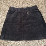 Pull & Bear  velvet black skirt Photo 0