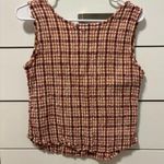 DCC Vintage Plaid Tank Top Red Size XL Photo 2
