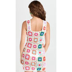 Beach Riot Women's Crochet Mini Dress L White Multicolor Photo 3