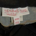 ISABEL MATERNITY Women's Maternity Distressed Blue Jean Shorts Size 6 Blue Photo 2