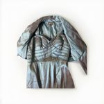 Adrianna Papell  Occasions Size 12 Shimmering Blue Dress and Bolero Jacket Set Photo 8