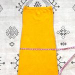 Free People  Beach Gold Rio Sweater Knit Strapless Maxi Dress Medium Photo 5