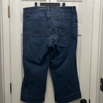 a.n.a  Dark Blue Wash Wide Leg Crop Jeans - Size 18W Photo 7
