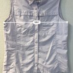 L.L.Bean Vest Womens M purple Mesh Lined Pockets Fishing Outdoor Hike Photo 3