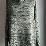 Primark gray marled heather cowl neck batwing sleeve boxy sweater top Size M Photo 0