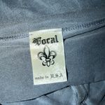 Vocal Gray Long Sleeve Top studded boho-chic flowy long casual tunic top S Photo 5