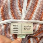 Anthropologie Saturday Sunday Striped Chenille Hoodie Size Medium Photo 6