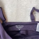 Athleta  cinch long line a-c purple sports bra Photo 2