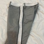 7 For All Mankind | Tuxedo Pants Gray Jeans Slim Fit Cropped White Side 25 Photo 2