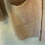 Old Navy Long Muted Pink  Cardigan sz L fall winter oversized Valentines teacher Photo 4