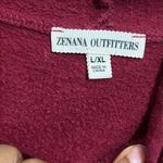 Zenana Outfitters women’s oversized hoodie - size L-XL.  Burgundy. Photo 3