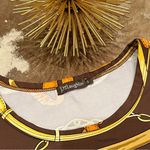 J. McLaughlin  Catalina Cloth Brown Equestrian Top Size Small Photo 4