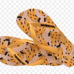 Farm Rio Havaianas x Cheetah Bananas Flip Flop. Size 9/10 Photo 4