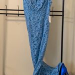 Venus New Lacey Mermaid Dress with Sequins Blue Size 8 Photo 0