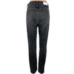 RE/DONE Black High Rise Cotton Blend Denim Stretch Straight Leg Jeans Size 28 Photo 2