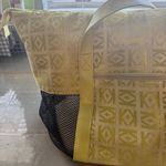 Yellow Vented Vintage Pet Carrier Tote Photo 6