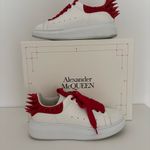 Alexander McQueen White and Lust Red Sneakers Sz 6.5 with the original box Photo 6