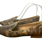 Australia Luxe Collective Camo Loafers Flats Leather Brown Tan Slip On Shoes 6 Photo 0