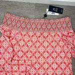 Cabana Life Coral Tides Off the Shoulder Dress Small Pink Photo 5