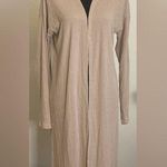 Forever 21 - Cream pink long cardigan‎ size medium Photo 0