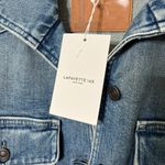 Lafayette 148 Denim Jacket Women’s XXS Faded Skyline Blue Jean Utility Pocket Photo 9
