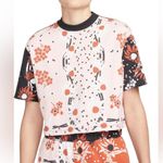 Nike Women’s Garden Party Mix Print Cotton T-Shirt Photo 1