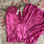 L'Agence  Majesty Dress With Chain pink size 2 Viscose C6 Photo 2