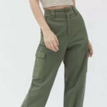 BDG Urban Outfitters  Green Utility Cargo Jogger High-Rise Pants Elastic Waist S Photo 0