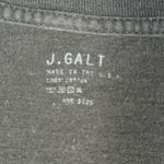 John Galt  Shirt Womens One Size Washed Black Purple‎ Panther Raglan Tee Casual Photo 6