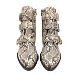 Steven By Steve Madden Steven New York Harmon Snakeskin Design Booties EUC $150 Size 8.5 S3151 Photo 4