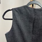 Carolina Herrera Charcoal Grey Button Dress Photo 8