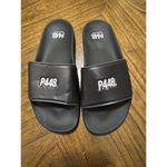 P448  Super Water Resistant Slide Sandal Women's Size 38 US‎ 7.5 Black Italy Photo 9