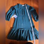 Nation Ltd Talli Flounce Mini Dress in Deep Teal, Size M, NWT Photo 1
