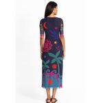 Johnny Was Jade by Astrid Mesh Midi Dress S NWT Photo 2