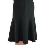 T Tahari Women's Black High Waisted Back Zipper Flared A-Line Mini Skirt Size 8 Photo 1