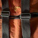 Life is Good Retro Drawstring Cinch Sack Backpack Bag “Spread The Love" Orange Photo 10