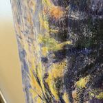 metropolitan museum art scarf Silk Claude Monet Palm Trees Bordighera Art Wear Blue Photo 4