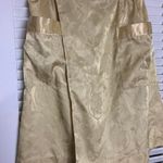 8/10 Vintage handmade yellow silk tie apron skirt Photo 2