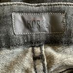 Koral  L.A. DENIM SKINNY JEANS BLACK GRAY JEWELED  Ombré Rain Studs 26 NEW NWT Photo 8