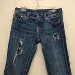 Miss Me jeans low/mid rise bootcut flare curvy fit stretchy distressed ripped cross embellished rhinestone-Size 31 Photo 2