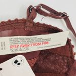 Free People INTIMATELY Bra Size 32D Lace Wire Brown NWT Eyelet Lace Crochet Photo 6