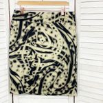 Alfani  Printed Twill Pencil Skirt‎ Black Green 12 Photo 6