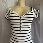 Popular 21 🖤🤍Black and White Striped Mini Dress🖤🤍 Photo 1