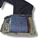 Rich & Skinny Jeans Size 28 W31"xL27.5" Straight Leg Jeans Distressed Blue Denim Pants Photo 6