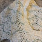 Pink Rose NWT  Chevron Knit Top in Cream and Green Photo 2