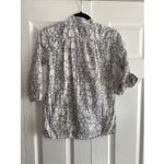 Roberta Roller Rabbit  Womens XS Blue Floral Top 3/4 Sleeve Tunic Top Photo 4