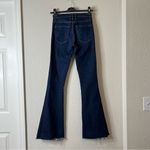 McGuire Denim Anthropologie McGuire Flare Dark Wash Raw Hem Jeans Size 24 Photo 5