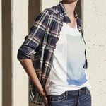 Paige Jimmy Jimmy Jean Denim Cuffed Shorts size 23 Photo 0