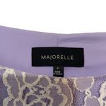 Majorelle  Marnie Mini Dress Amethyst Lavender White Lace size medium Photo 5
